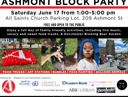 Ashmont Block Party: Sat. June 17, 2023 from 1-5pm