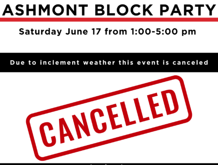 Ashmont Block Party Canceled, June 17, 2023